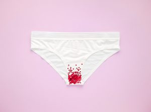 How to remove period blood from underwear?